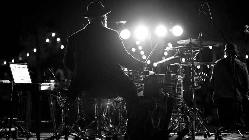 Drummer, drums, concert — Have Fun With Golden Hat Bingo